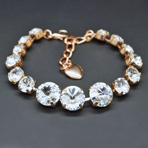 Браслет "Varavīksne II" с кристаллами Swarovski™